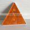 Top sale truck triangle colorful plastic warning reflectors