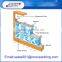 hollow building glass block 190*190*80mm