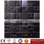 IMARK Black Color Crystal Glass Mosaic Tiles Mix Stone Mosaic Tiles for Wall Backsplash Code IXGM8-023