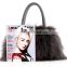 New Stylish Hot Selling Mongolian Lamb Fur Bag for Young Girls with Factory Price Fur Bag
