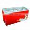 SD-282L Chest Showcase With Curved Glass Lids Display Freezer for Sale