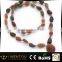 Precious necklace jewelry natural xinjiang agate seed jewelry agate necklace