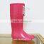 2015 fashion ladies green sexy rain boots with shoe lace