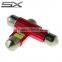 S7 Festoon Cap Round Cap car led festoon bulb c5w no polarity CANBUS
