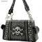 Western rhinestone studded skull purses concealed weapon bling skull handbags