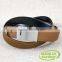 Man childs boys brown tan navy leather custom suit jeans belt