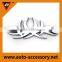Chrome color body stickers car emblem logo custom