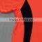 Men dry fit quick dry polyester mesh orange sport t shirt