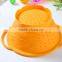 Kitchen dish drying vegentable and fruit filter bowl silicone folding basket