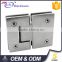 180 degree open glass door hinge for sauna glass door