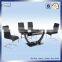 Dining Table Furniture Modern Tempered Glass Dining Table Set