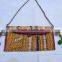 TRADITIONAL ANTIQUE INDIAN HAND EMBROIDERED VINTAGE PATCHWORK HIPPIE GYPSY CLUTCH BAG