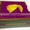 Wooden Coaster Set Painted Turban Prints