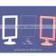 Promotional Supermarket Display Retail Sign colourful POP Clip