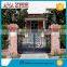 Security grand entrance,cheap wrought iron gates,backyard iron gate