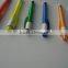 EU standards assorted color plastic ballpoint pen with brands