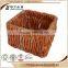 Good quality and new style china factory christmas gift wicker basket no handles