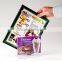 7 x 5 Acrylic Sign Holder with Slot for Storing Menus, Double-sided - Clear