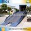 Telescoping lift construction hoist truck /loading unloading dock ramp