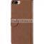 2016 Classic Brown Wallet Case MOBILE PHONE COVER Leather Case for Apple IPhone 7 Plus (5.5")