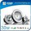 2016 China Supplier High Power 30w led underground paving stone lights/Waterproof led recessed concrete light