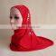 beaded hijab fashion modern shinny scarf muslim shawl hijab