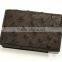 Handmade Ostrich Leather Card Wallet Square Business Card Holder