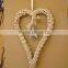 heart shape willow decoration for Christmas and wedding