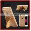 Hot selling Luxury design leather+PC with Foldable holder Stand cell phone back cover plastic case for iPhone 6 6s plus