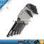13-pc. Long Arm Ball Hex Key Wrench Set, Inch