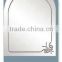 hotte selling irregular bathroom siler and aluminium mirror with light