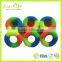 4 colors mixed 7.8cm Silicone massage point massage hand grip ring