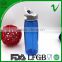 PCTG eco-friendly empty cylinder custom 750ml drink plastic container with straw