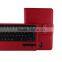 Litchi Pattern Wireless Mini Bluetooth Keyboard for Samsung TABS 8.4inch T700/705-SA04
