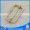 reversible belt buckle wholesale light gold metal handbag ring