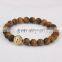 New mens jewelry tiger eye beads lion charm bracelet jewelry