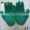 BSSAFETY 13 Guage Green Nylon Lining Foam Latex 3/4 Dipped Rigger Gloves