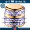 Chinese Style Round Type Cream Jar,round Plastic Jar With Yellow Cap Top and Cap Rim