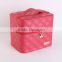 Chinese factories wholesale custom luxurious leather cosmetic box, multi-function eye shadow box