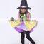 Top Quality Halloween costume for girl Dance Costumes for Kid Witch Suit and HAT Party Costume Halloween Chrismas Costume dress