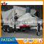 The mini capacity mobile concrete batching plant mixer with pan mixer