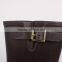 custom made varies cheap waterproof glossy or matte women PVC wellington rain boot with buckle