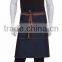 2017 high quality promotional half waist apron for men and women made to order