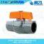 High quality red Plastic handle 4 inch pvc ball valve