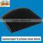 Black anodizing aluminum LED heatsink very cheap aluminium profile