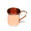 High quality 100% copper food safe pure copper mug