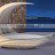 plastic outdoor furniture outdoor sunbed with canopy