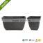 Stone Garden Planter Dark Color Plastic Flower Pots