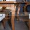 Kitchen Quality Wood Dining Set Table with 6 Chairs L A-33