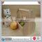 Natural and home decor use wooden fruit food tray with handle